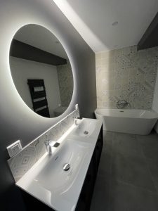 entreprise du bâtiment : aménagement salle de bain rénovation mp