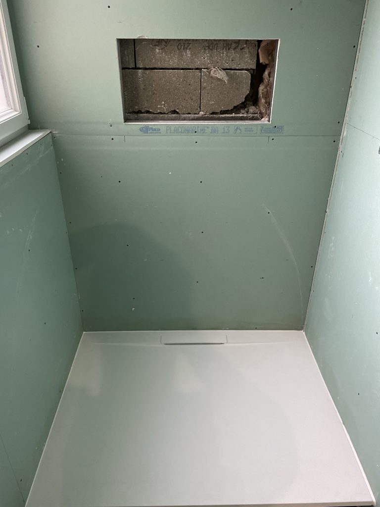 receveur de douche pose à robertot