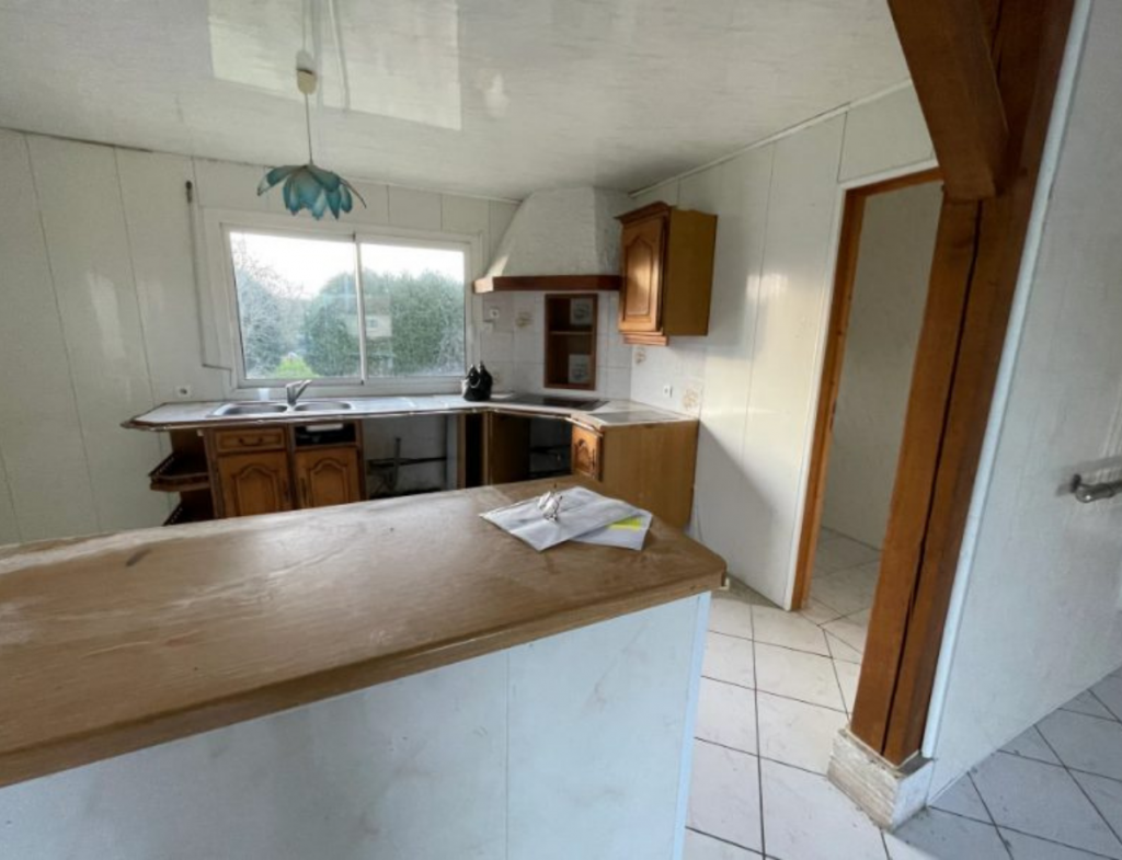 Avant - Installation de cuisine sur-mesure à La Haye-Malherbe (Eure - Normandie)